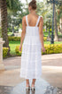 Kleid Weiß 23F-842 C FRESH COTTON